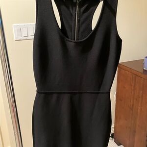 BCBGMaxAzria Black Halter Sheath Dress